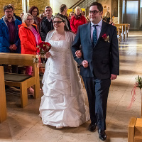 Trauung und Sektempfang